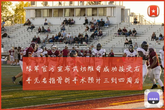 绿军官方宣布武切维奇成功接受右手无名指骨折手术预计三到四周后复查
